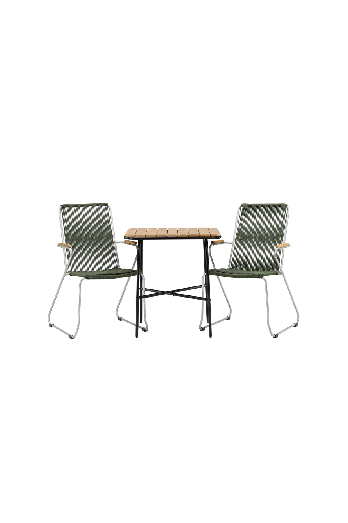 Holmbeck Rektangulär Matgrupp – Bord: 74x70x88 Stol: 63x93x60