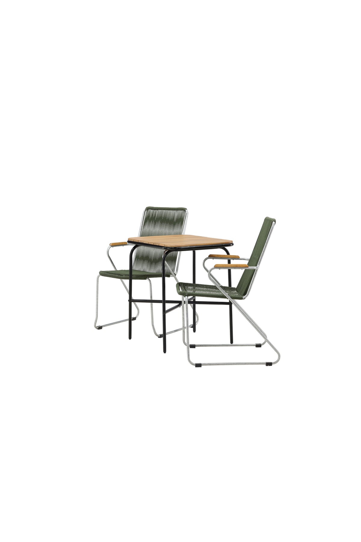 Holmbeck Rektangulär Matgrupp – Bord: 74x70x88 Stol: 63x93x60