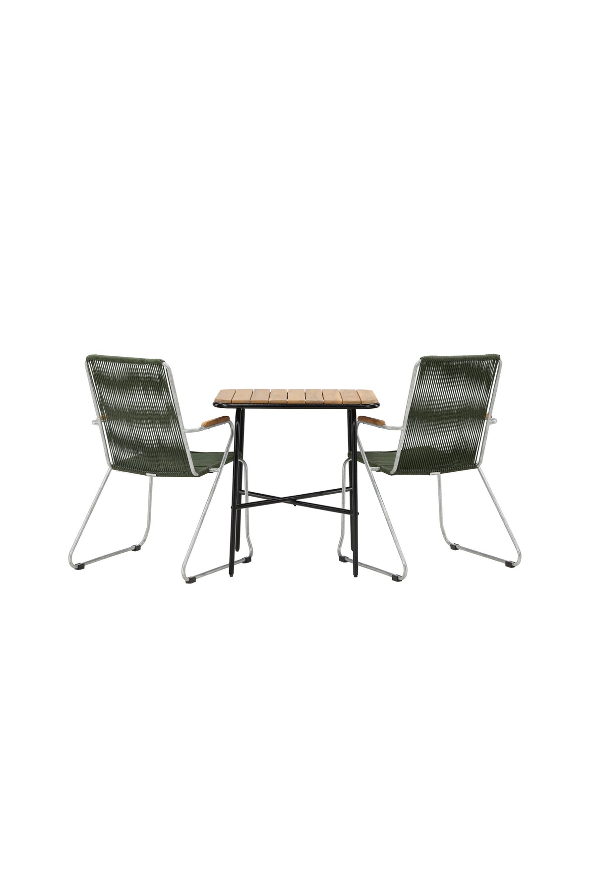 Holmbeck Rektangulär Matgrupp – Bord: 74x70x88 Stol: 63x93x60