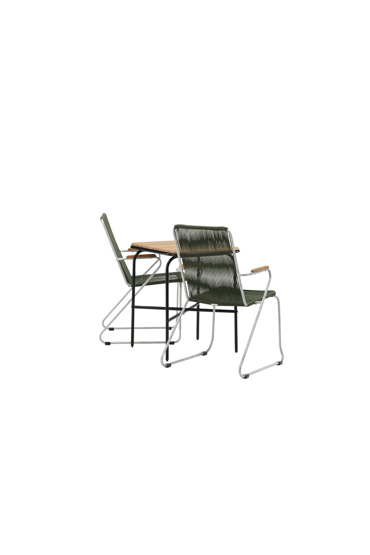 Holmbeck Rektangulär Matgrupp – Bord: 74x70x88 Stol: 63x93x60