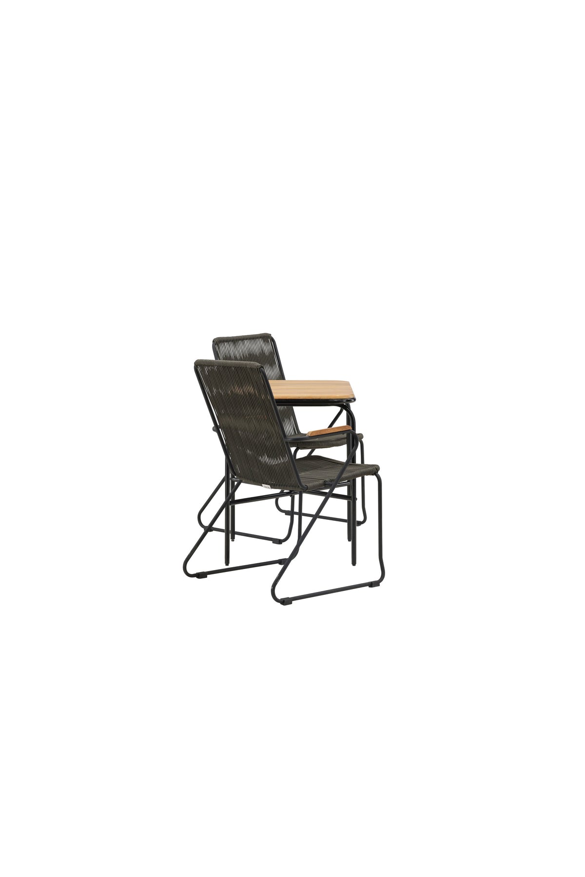 Holmbeck Rektangulär Matgrupp – Bord: 74x70x88 Stol: 63x93x60