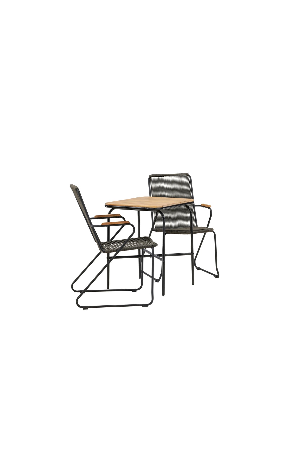 Holmbeck Rektangulär Matgrupp – Bord: 74x70x88 Stol: 63x93x60