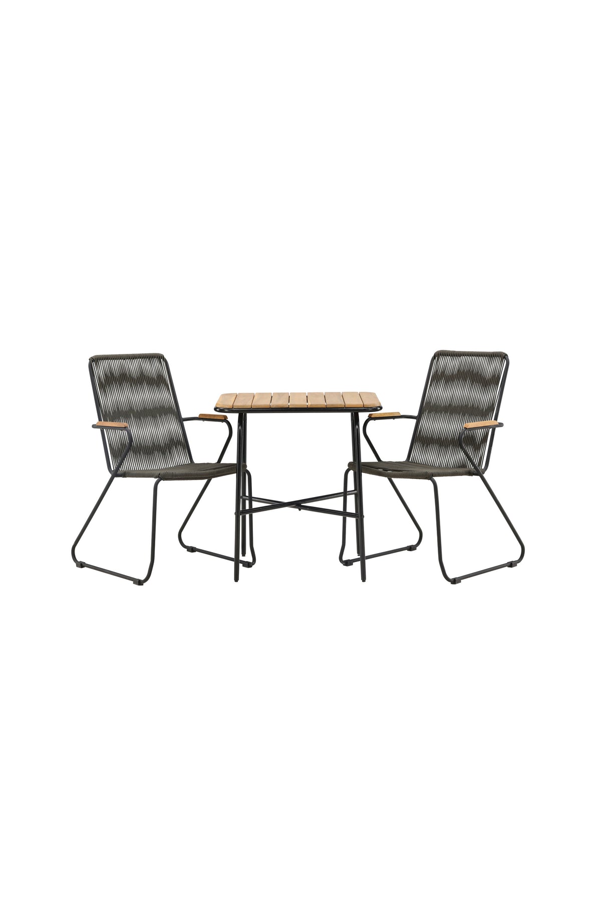 Holmbeck Rektangulär Matgrupp – Bord: 74x70x88 Stol: 63x93x60