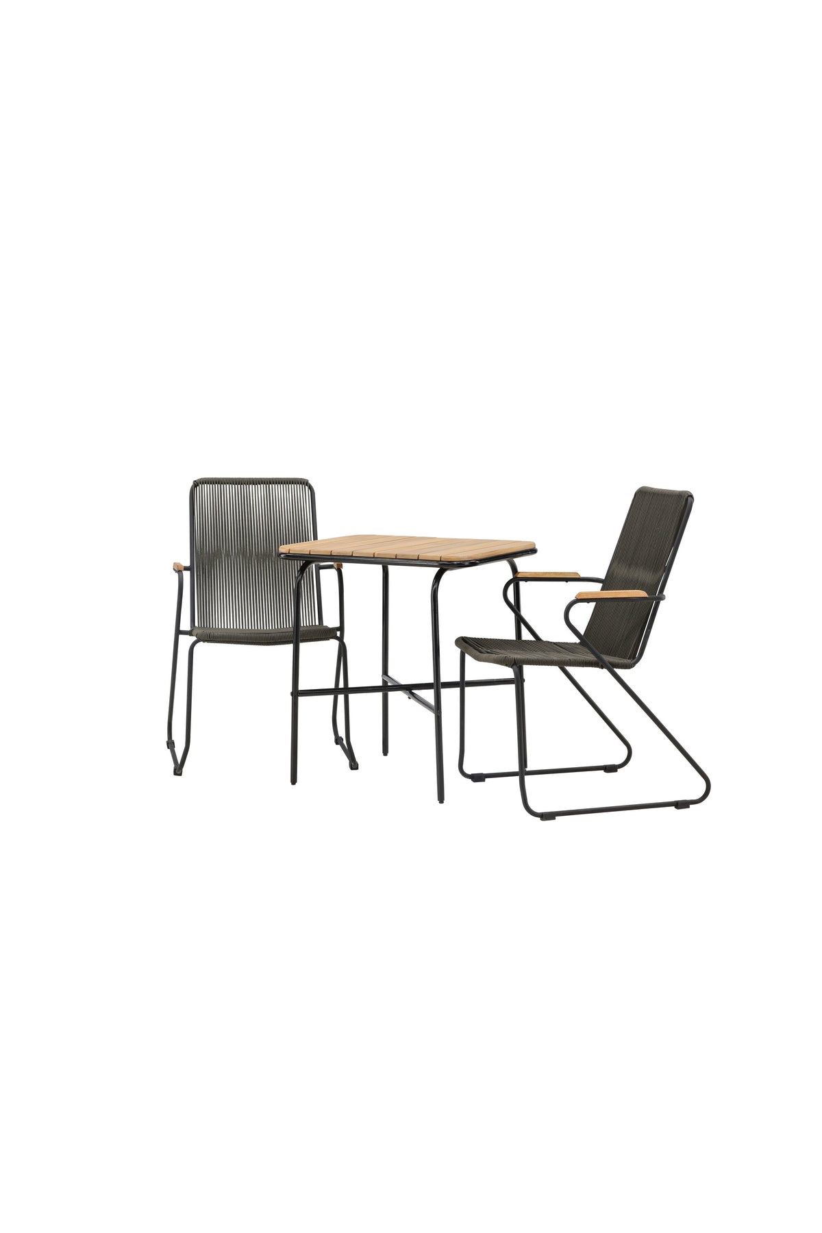 Holmbeck Rektangulär Matgrupp – Bord: 74x70x88 Stol: 63x93x60