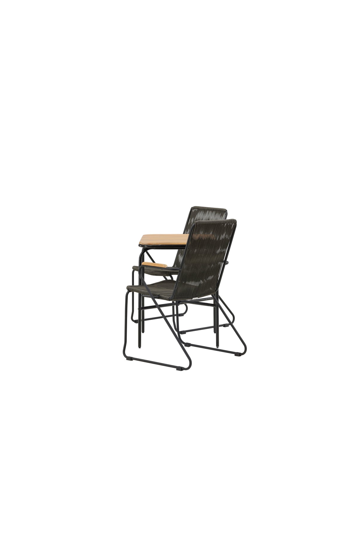 Holmbeck Rektangulär Matgrupp – Bord: 74x70x88 Stol: 63x93x60
