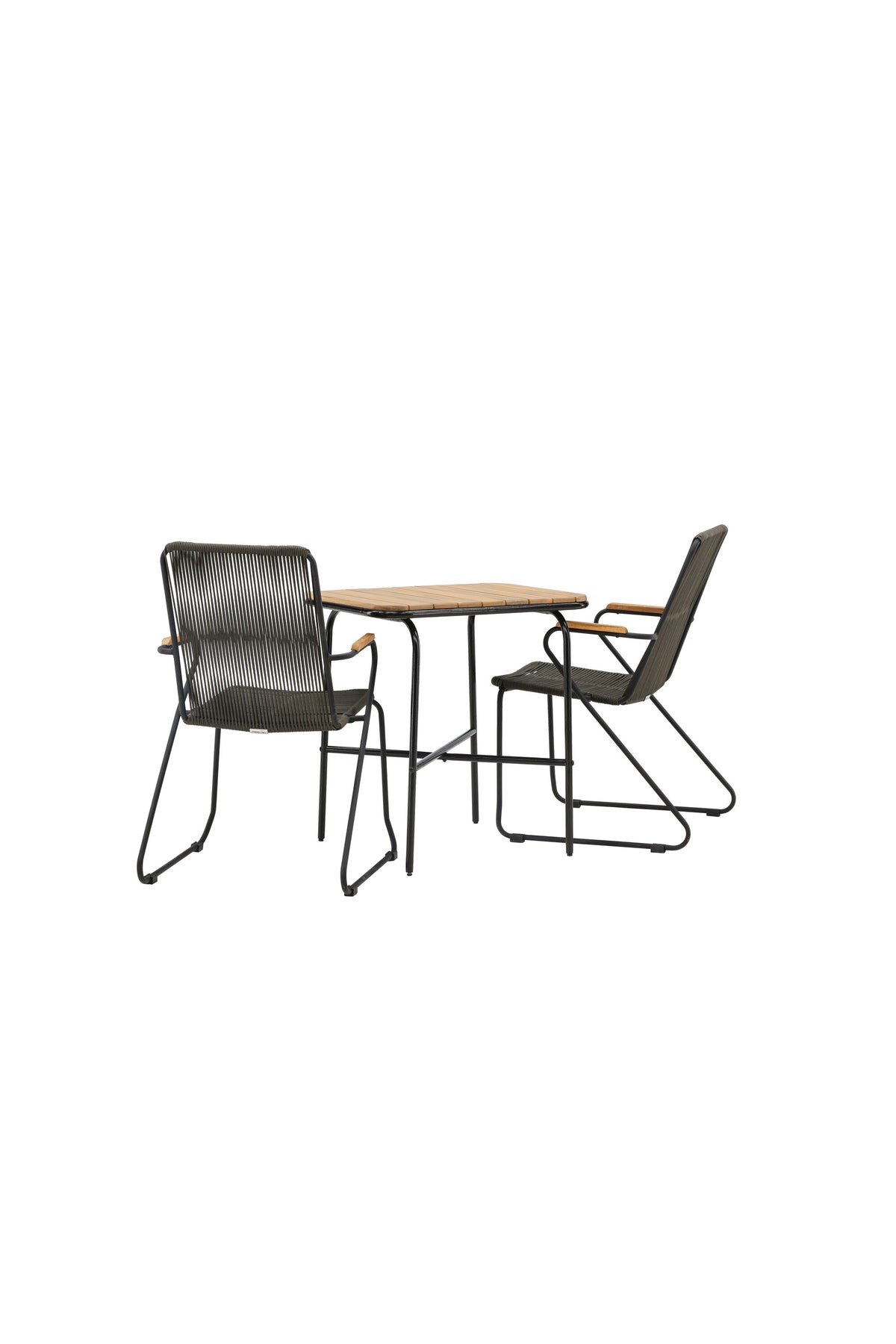 Holmbeck Rektangulär Matgrupp – Bord: 74x70x88 Stol: 63x93x60