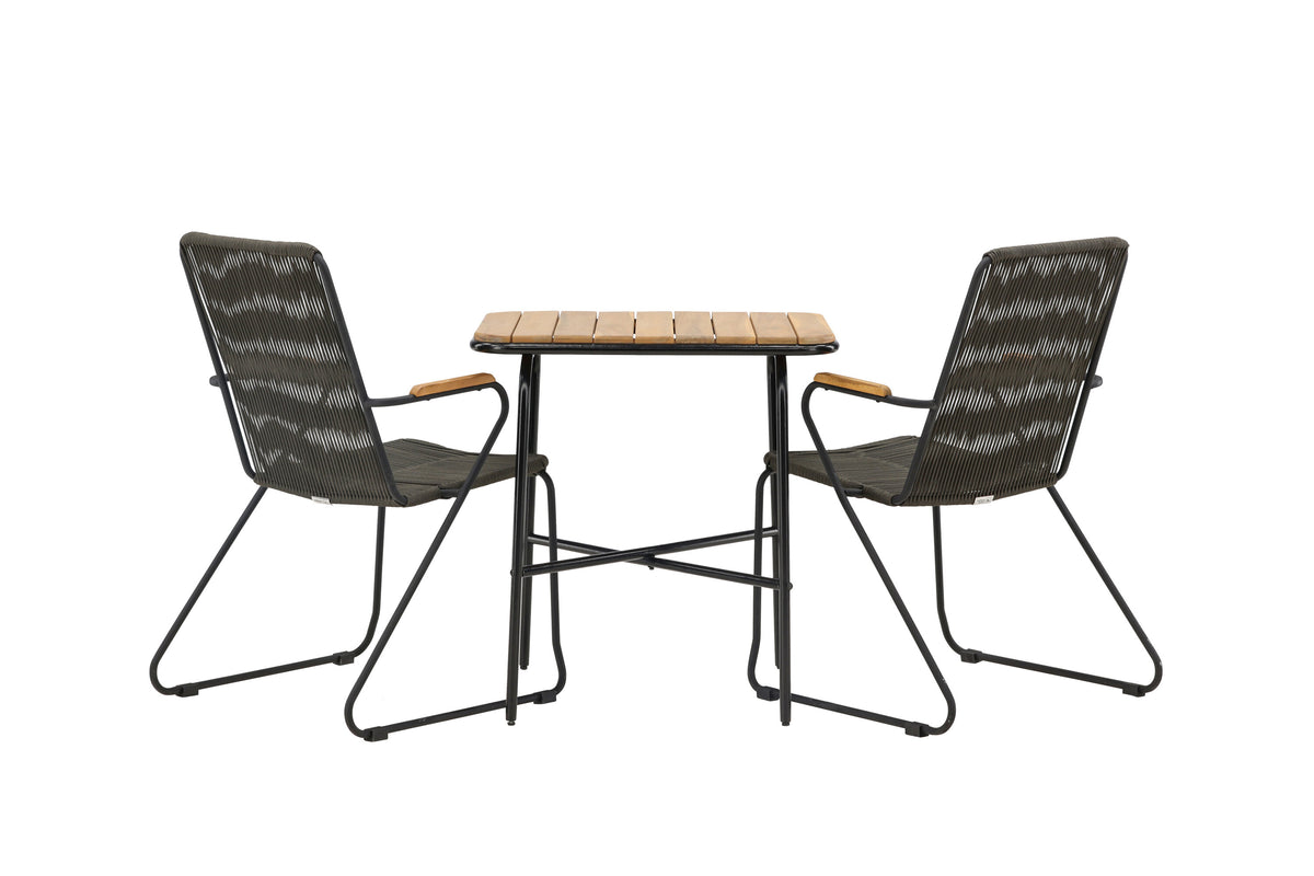 Holmbeck Rektangulär Matgrupp – Bord: 74x70x88 Stol: 63x93x60