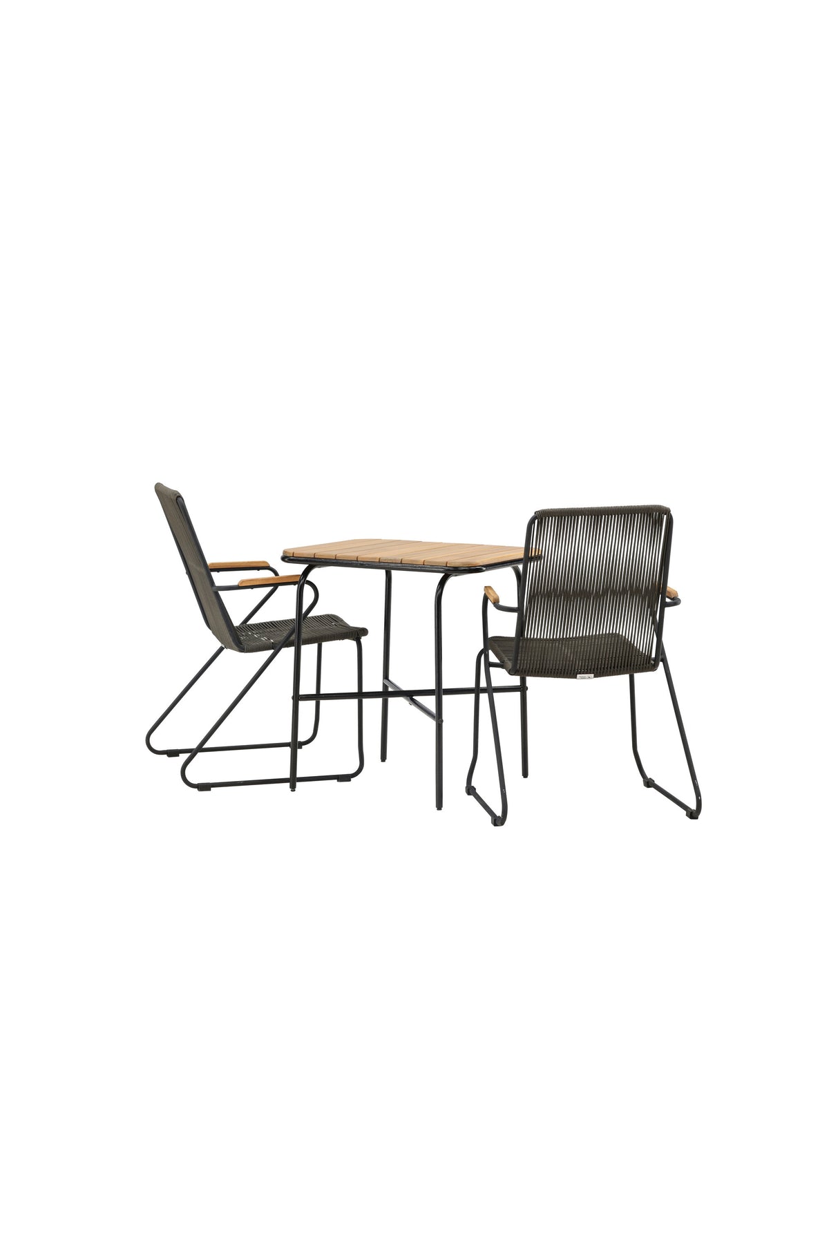 Holmbeck Rektangulär Matgrupp – Bord: 74x70x88 Stol: 63x93x60