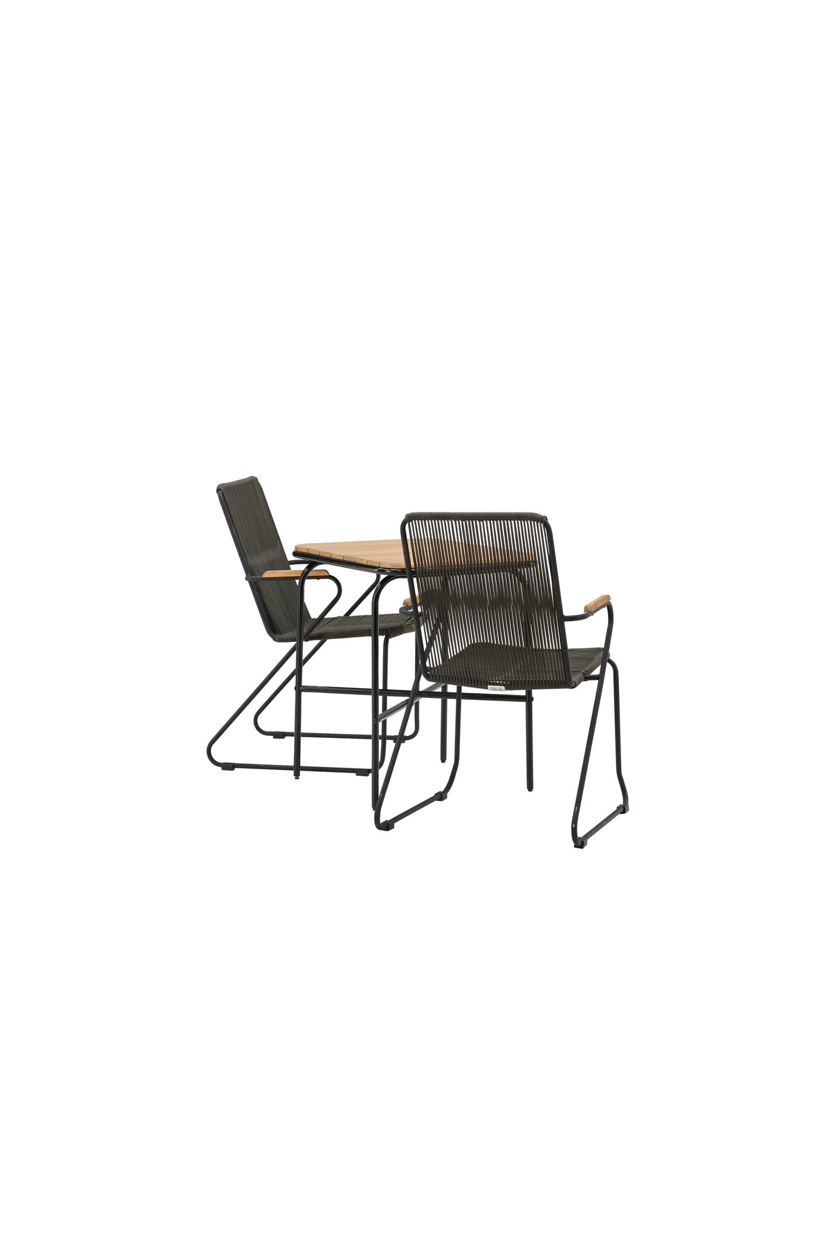 Holmbeck Rektangulär Matgrupp – Bord: 74x70x88 Stol: 63x93x60