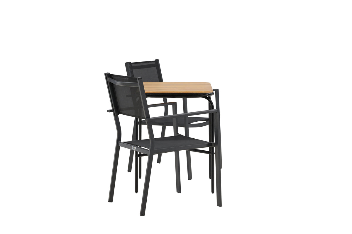 Holmbeck Rektangulär Matgrupp – Bord: 74x70x88 Stol: 60,5x88x56,5