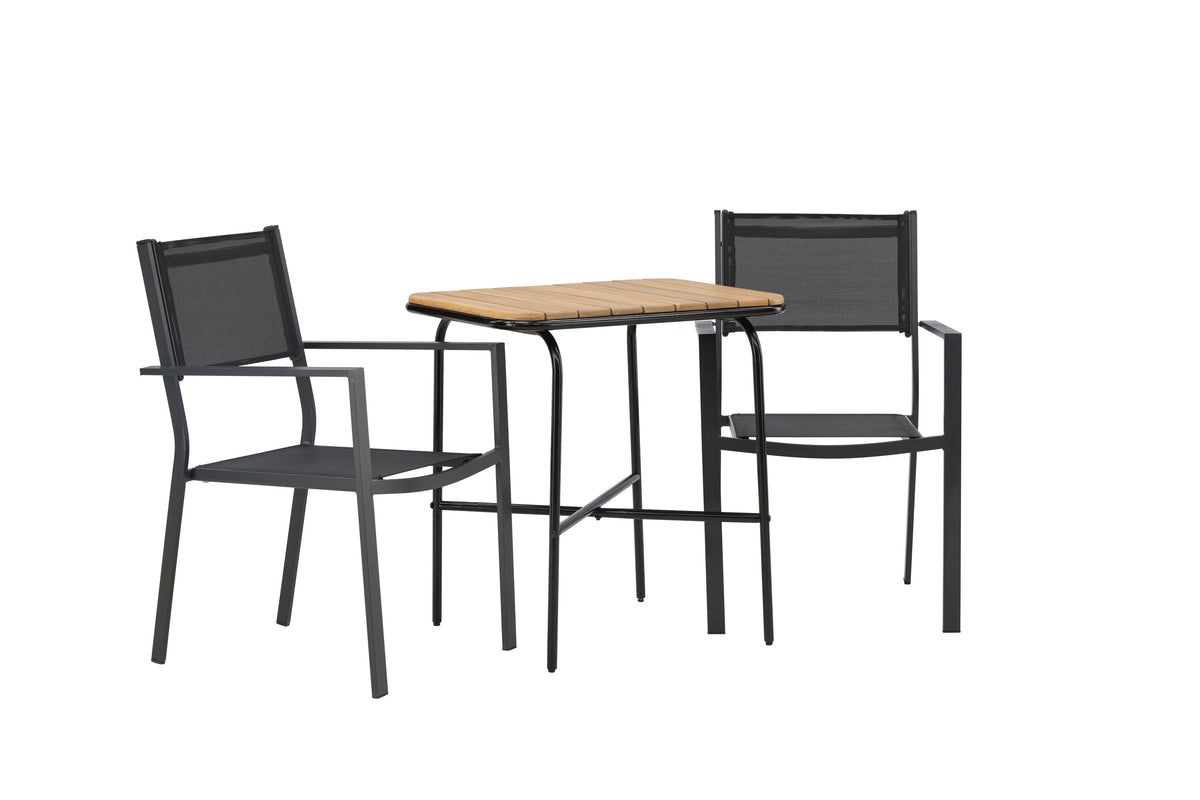 Holmbeck Rektangulär Matgrupp – Bord: 74x70x88 Stol: 60,5x88x56,5