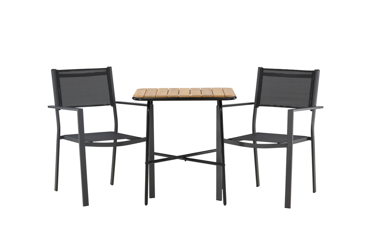 Holmbeck Rektangulär Matgrupp – Bord: 74x70x88 Stol: 60,5x88x56,5