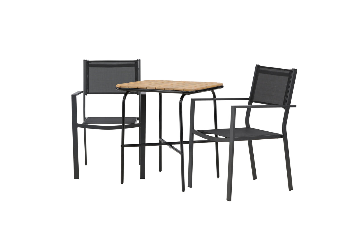 Holmbeck Rektangulär Matgrupp – Bord: 74x70x88 Stol: 60,5x88x56,5