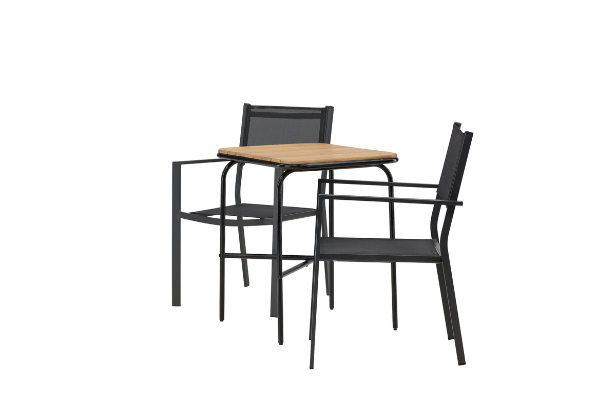 Holmbeck Rektangulär Matgrupp – Bord: 74x70x88 Stol: 60,5x88x56,5