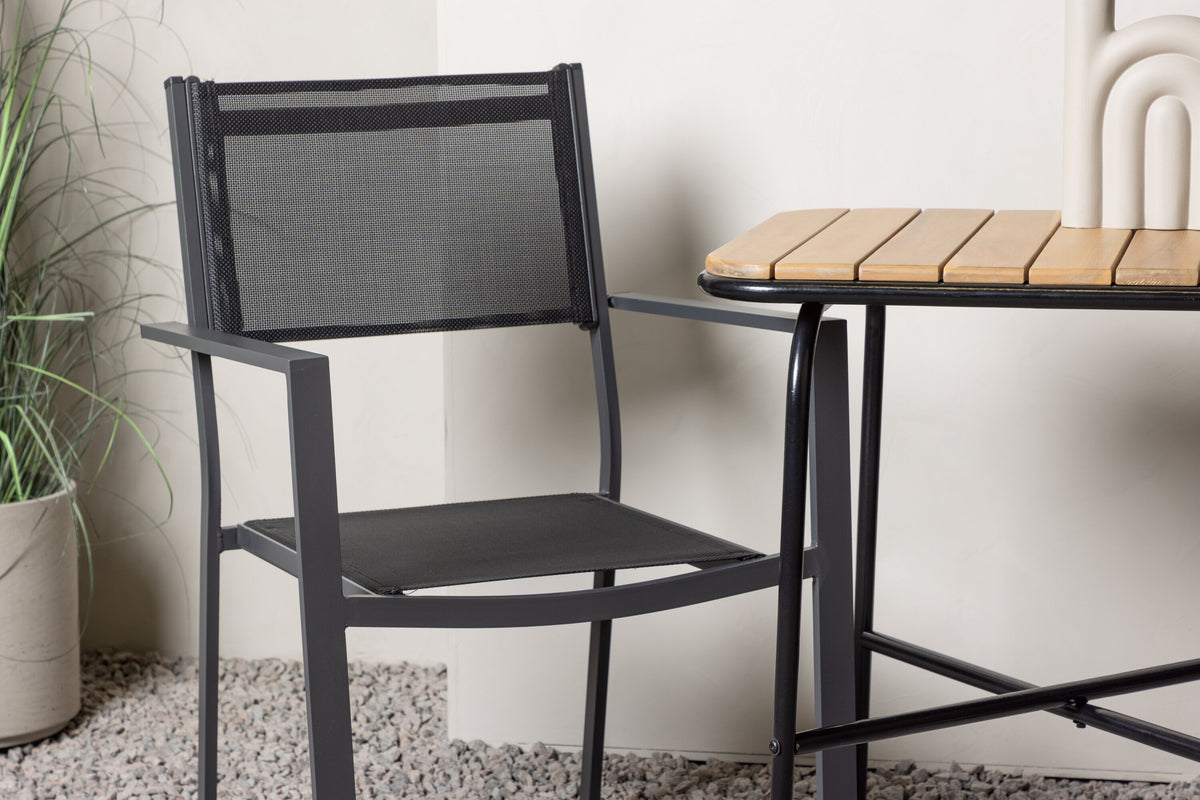 Holmbeck Rektangulär Matgrupp – Bord: 74x70x88 Stol: 60,5x88x56,5