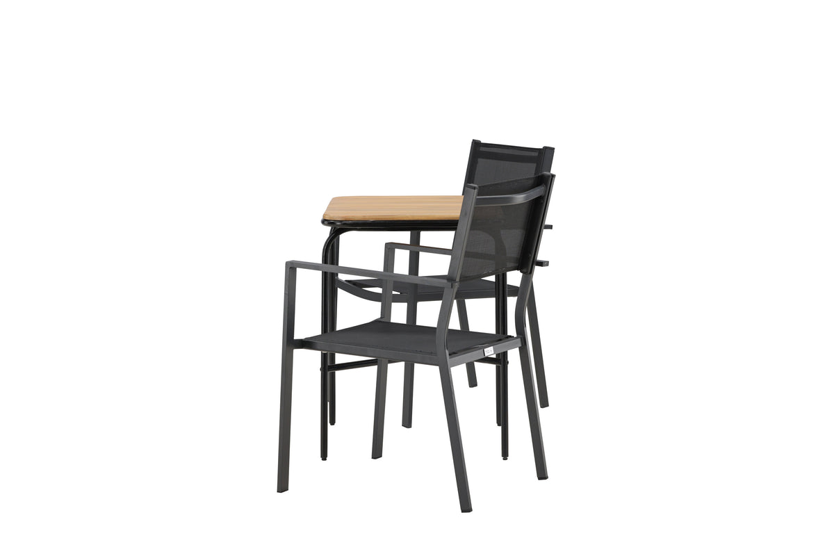 Holmbeck Rektangulär Matgrupp – Bord: 74x70x88 Stol: 60,5x88x56,5