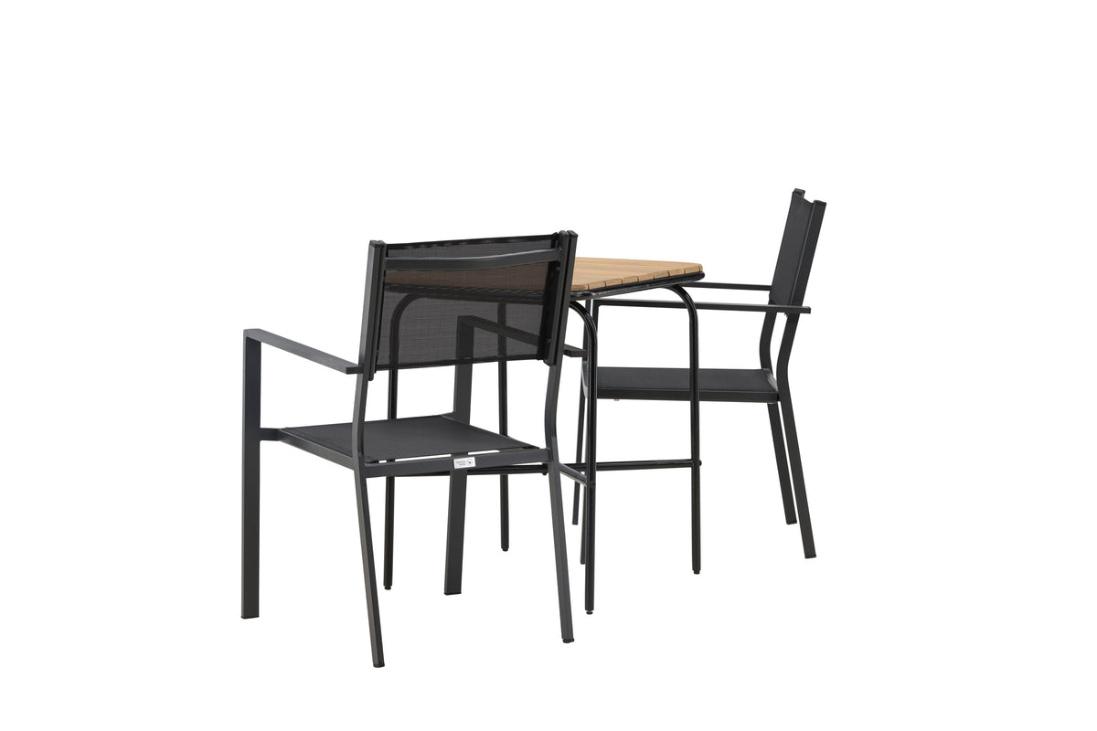 Holmbeck Rektangulär Matgrupp – Bord: 74x70x88 Stol: 60,5x88x56,5