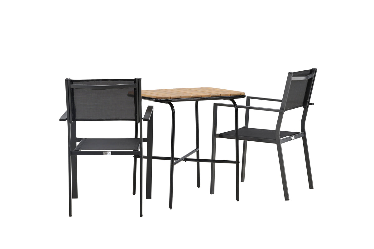 Holmbeck Rektangulär Matgrupp – Bord: 74x70x88 Stol: 60,5x88x56,5