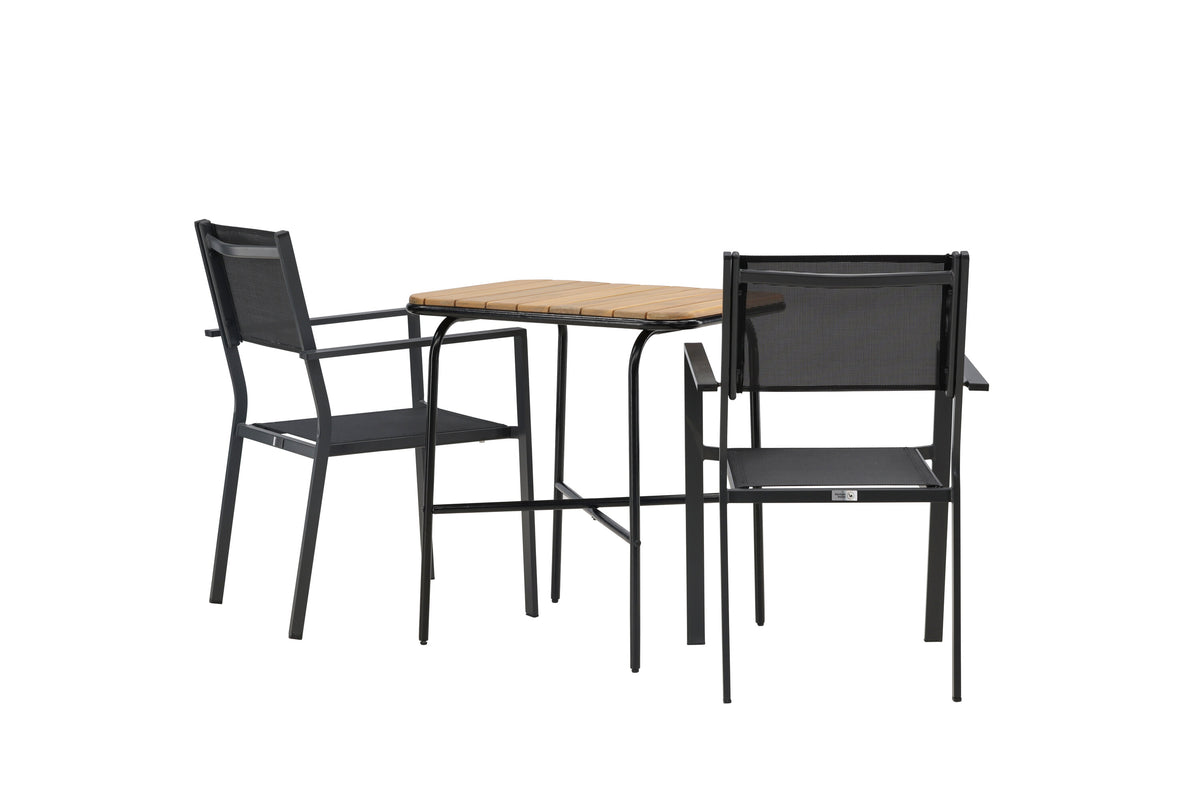 Holmbeck Rektangulär Matgrupp – Bord: 74x70x88 Stol: 60,5x88x56,5
