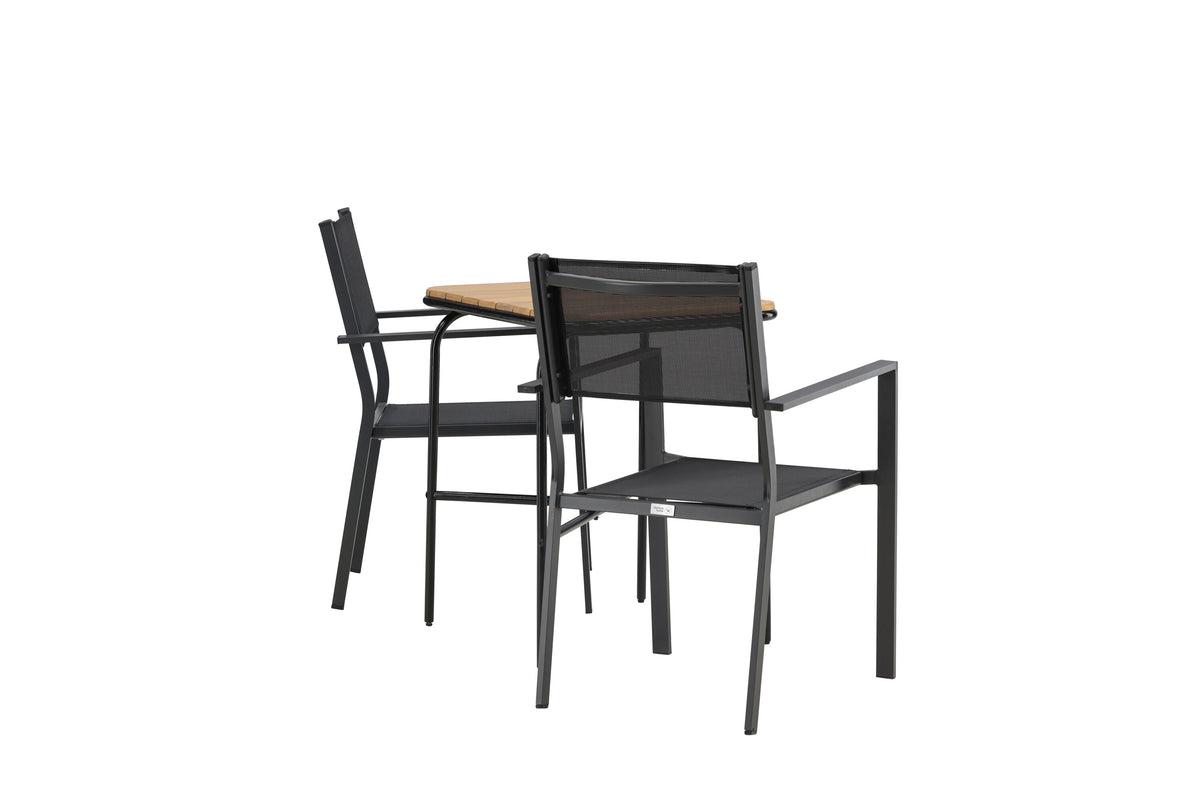 Holmbeck Rektangulär Matgrupp – Bord: 74x70x88 Stol: 60,5x88x56,5