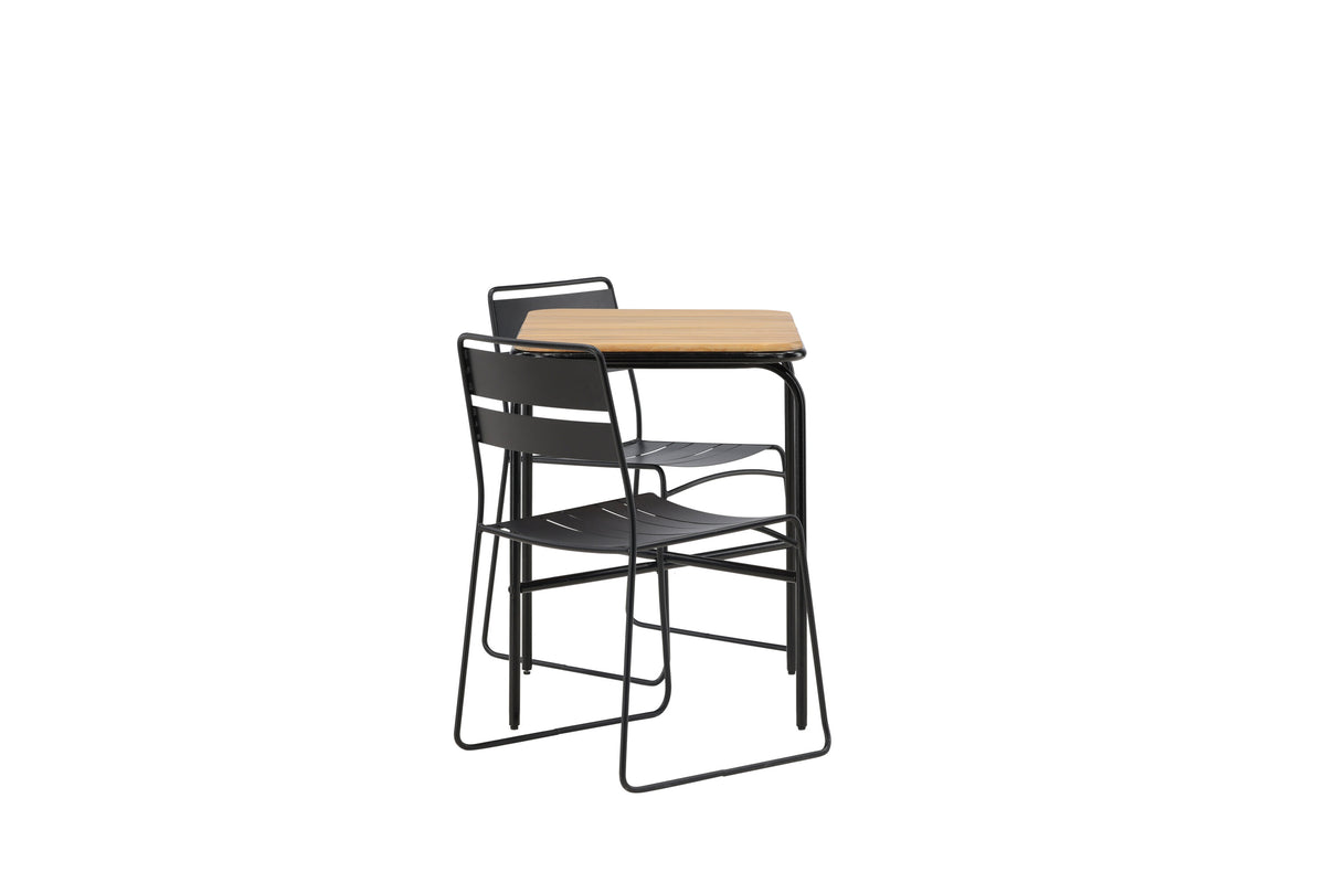 Holmbeck Rektangulär Matgrupp – Bord: 74x70x88 Stol: 54,5x78x47