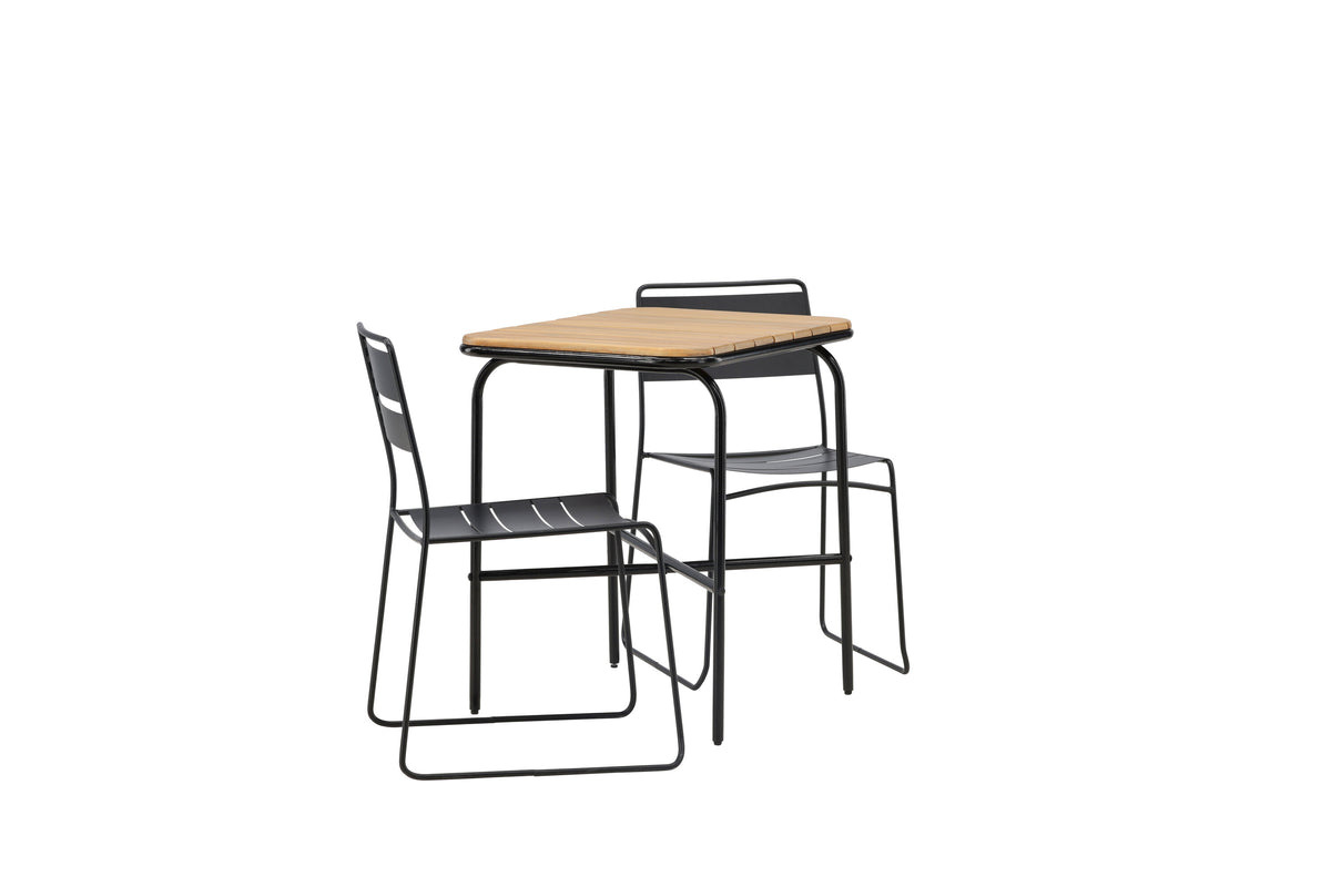 Holmbeck Rektangulär Matgrupp – Bord: 74x70x88 Stol: 54,5x78x47