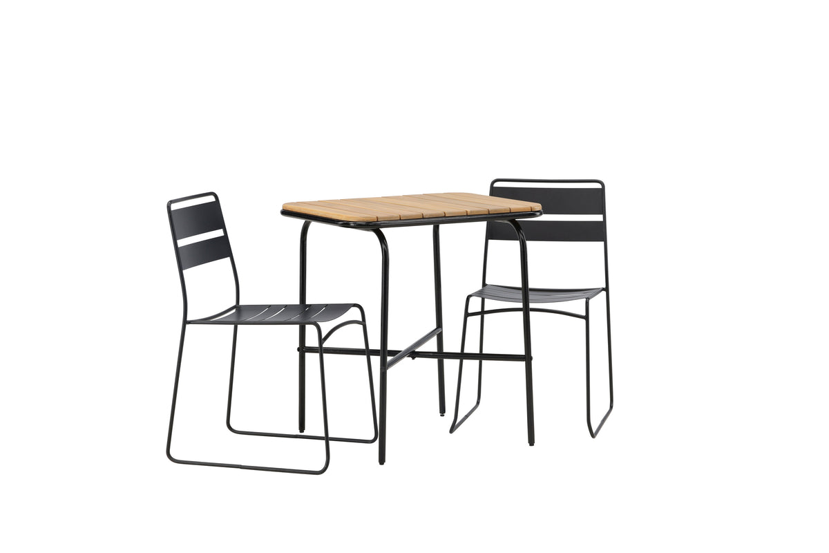 Holmbeck Rektangulär Matgrupp – Bord: 74x70x88 Stol: 54,5x78x47