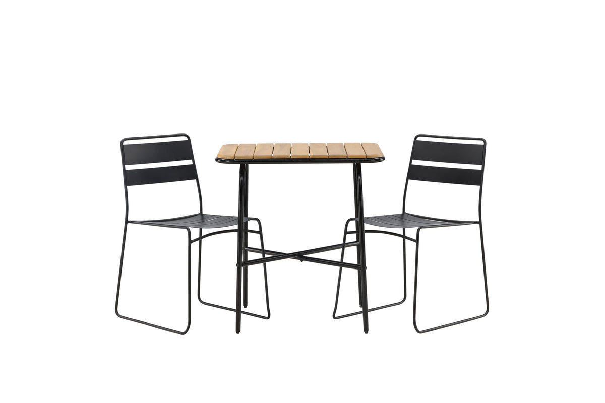 Holmbeck Rektangulär Matgrupp – Bord: 74x70x88 Stol: 54,5x78x47