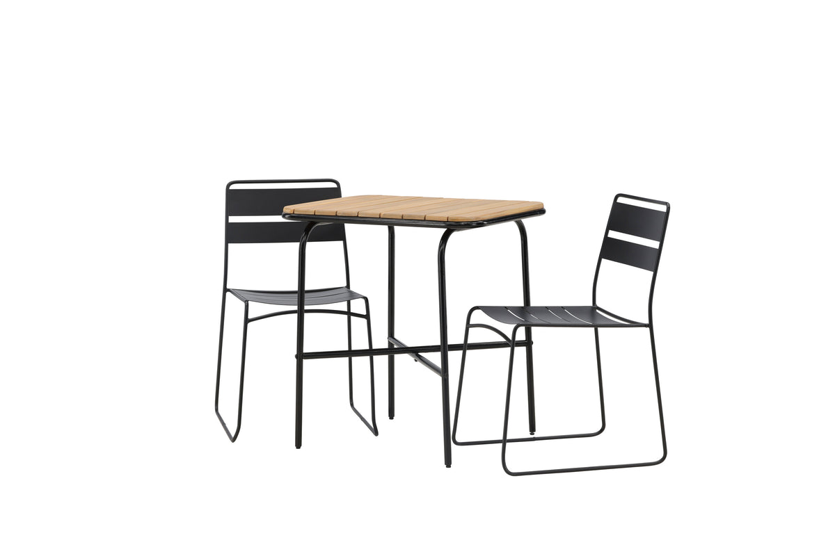 Holmbeck Rektangulär Matgrupp – Bord: 74x70x88 Stol: 54,5x78x47