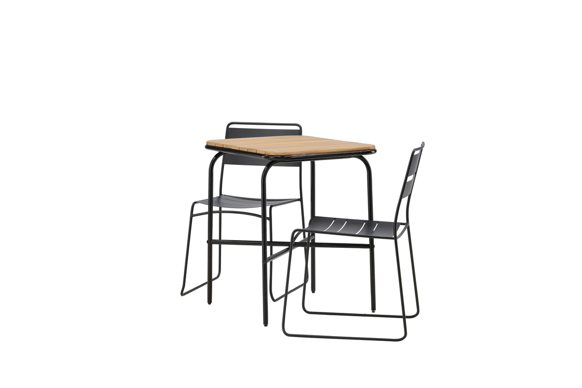 Holmbeck Rektangulär Matgrupp – Bord: 74x70x88 Stol: 54,5x78x47
