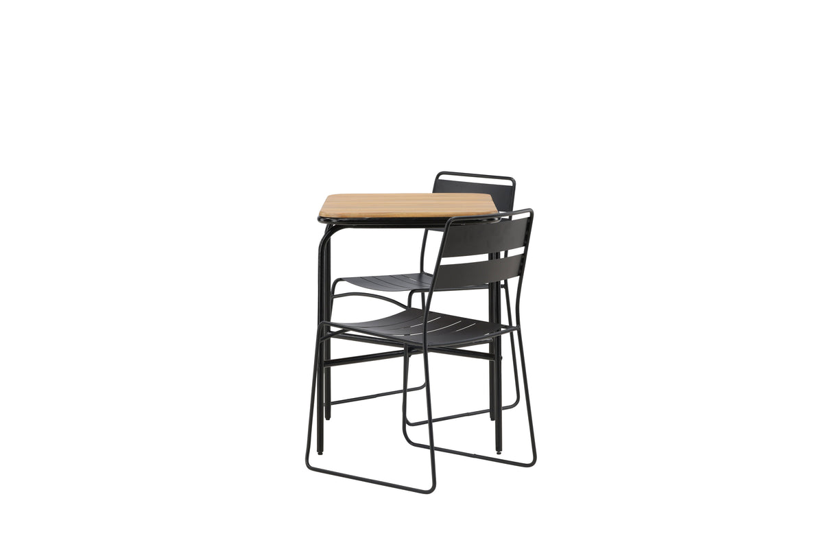 Holmbeck Rektangulär Matgrupp – Bord: 74x70x88 Stol: 54,5x78x47
