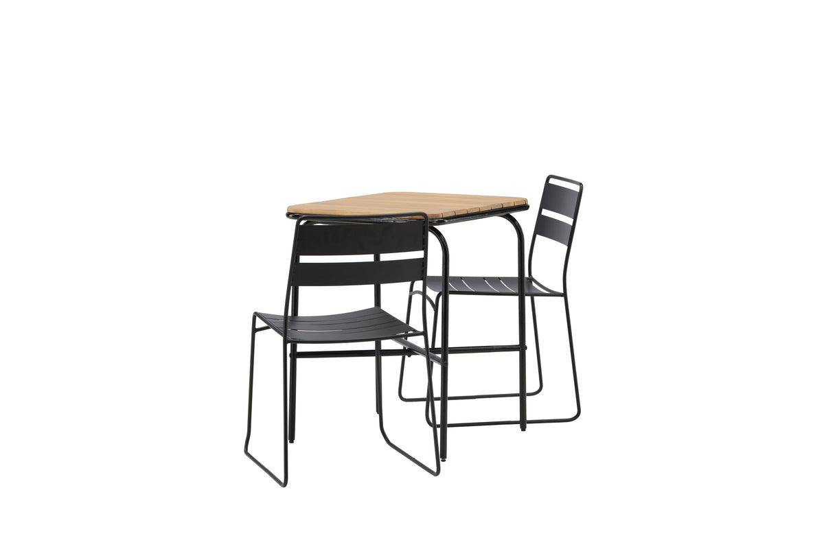 Holmbeck Rektangulär Matgrupp – Bord: 74x70x88 Stol: 54,5x78x47
