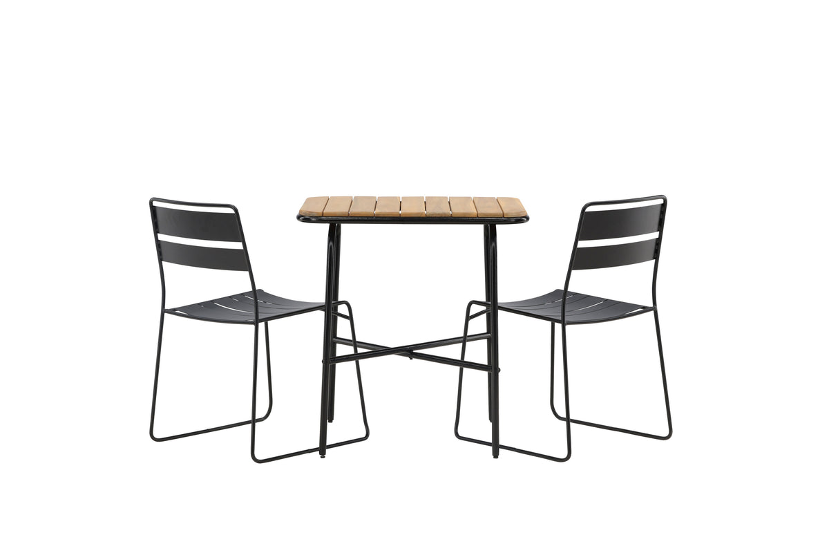 Holmbeck Rektangulär Matgrupp – Bord: 74x70x88 Stol: 54,5x78x47
