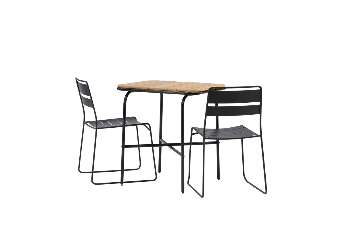 Holmbeck Rektangulär Matgrupp – Bord: 74x70x88 Stol: 54,5x78x47