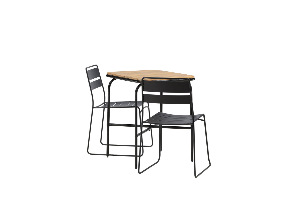 Holmbeck Rektangulär Matgrupp – Bord: 74x70x88 Stol: 54,5x78x47