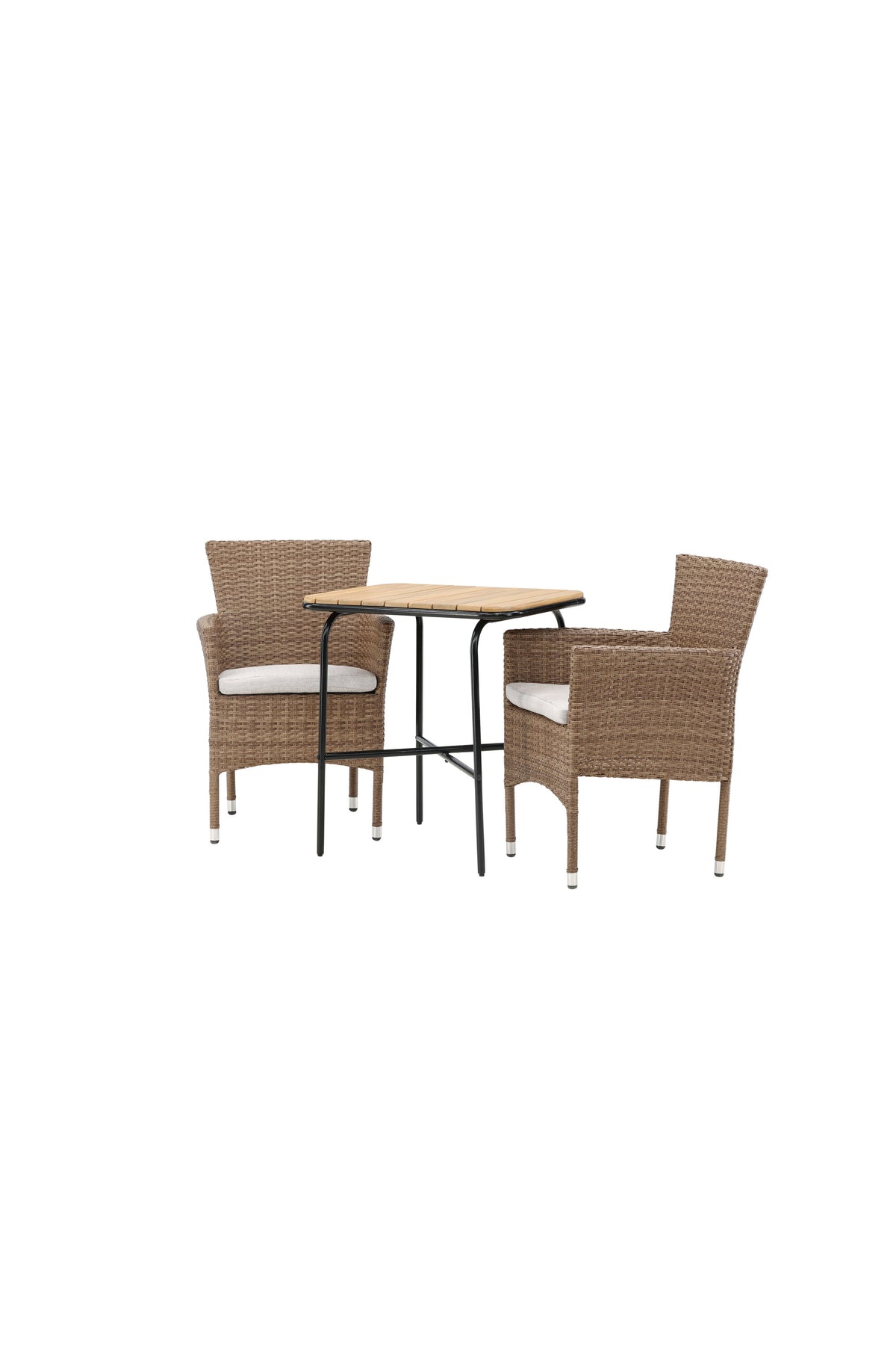 Holmbeck Rektangulär Matgrupp – Bord: 74x70x88 Stol: 60x86,5x58