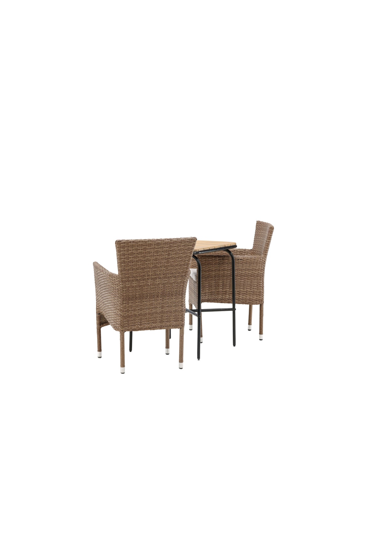 Holmbeck Rektangulär Matgrupp – Bord: 74x70x88 Stol: 60x86,5x58