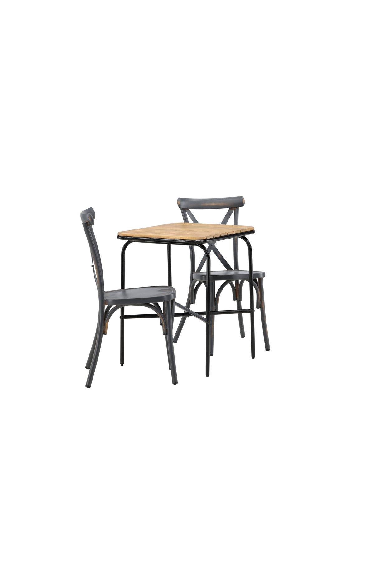 Holmbeck Rektangulär Matgrupp – Bord: 74x70x88 Stol: 48x88x48