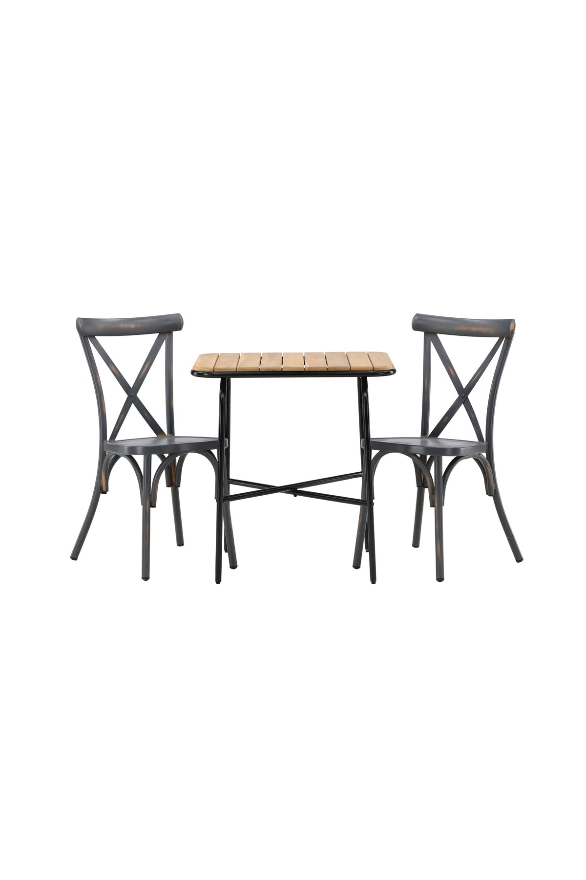Holmbeck Rektangulär Matgrupp – Bord: 74x70x88 Stol: 48x88x48