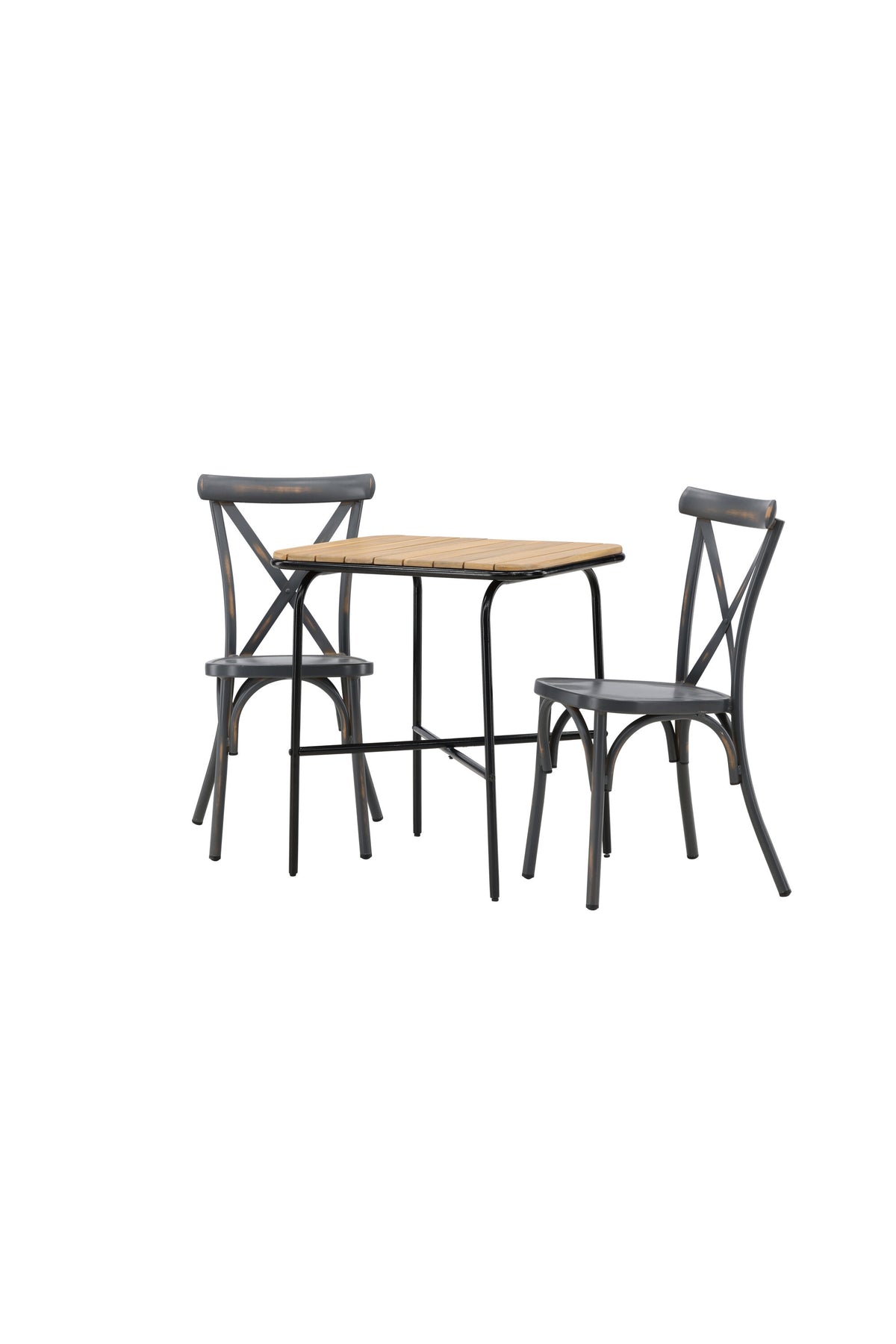 Holmbeck Rektangulär Matgrupp – Bord: 74x70x88 Stol: 48x88x48