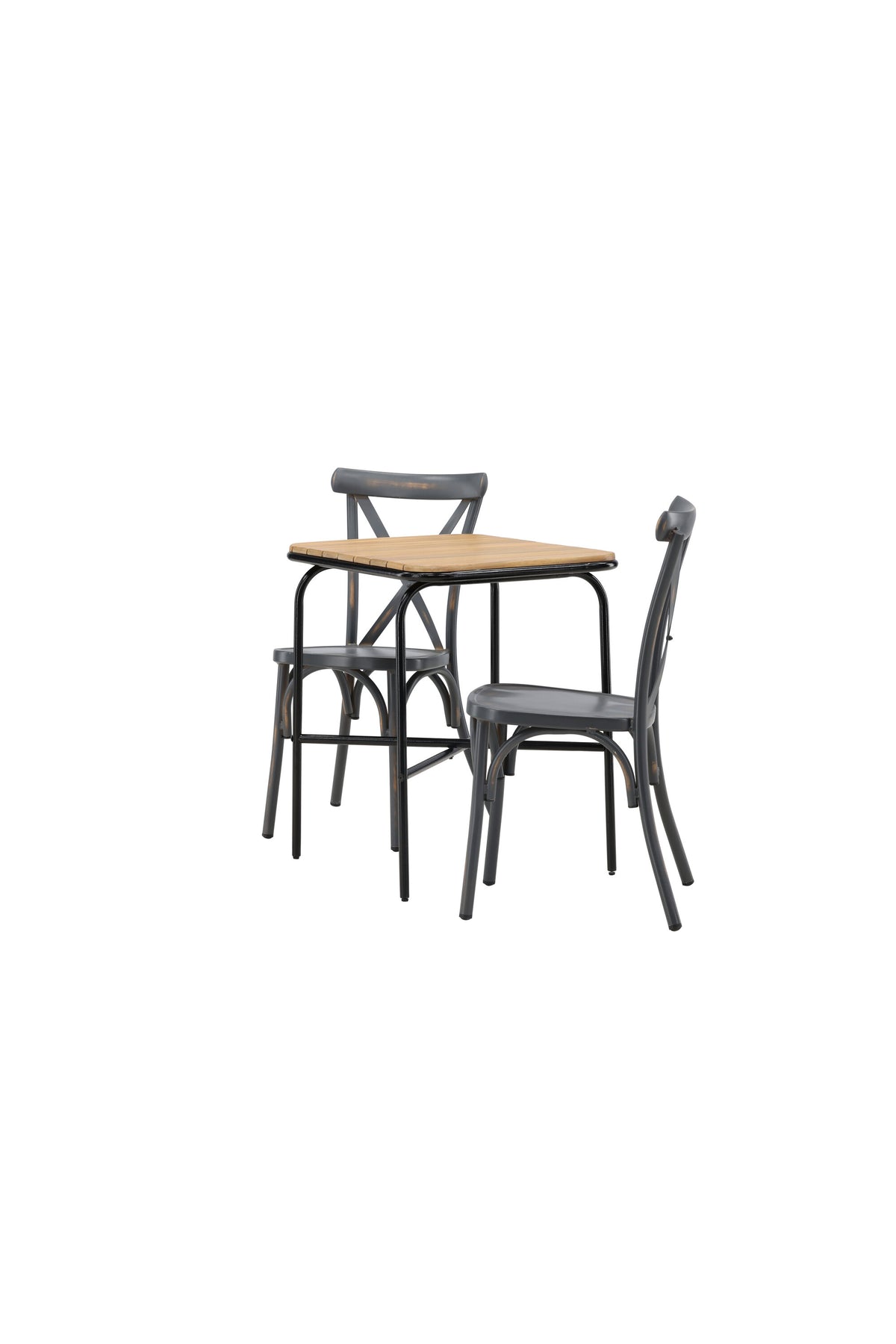 Holmbeck Rektangulär Matgrupp – Bord: 74x70x88 Stol: 48x88x48