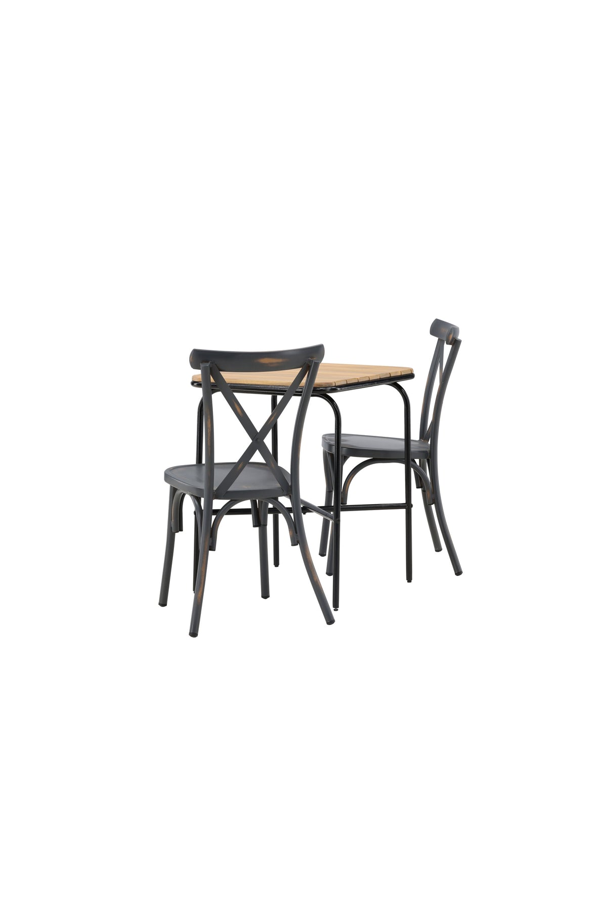 Holmbeck Rektangulär Matgrupp – Bord: 74x70x88 Stol: 48x88x48