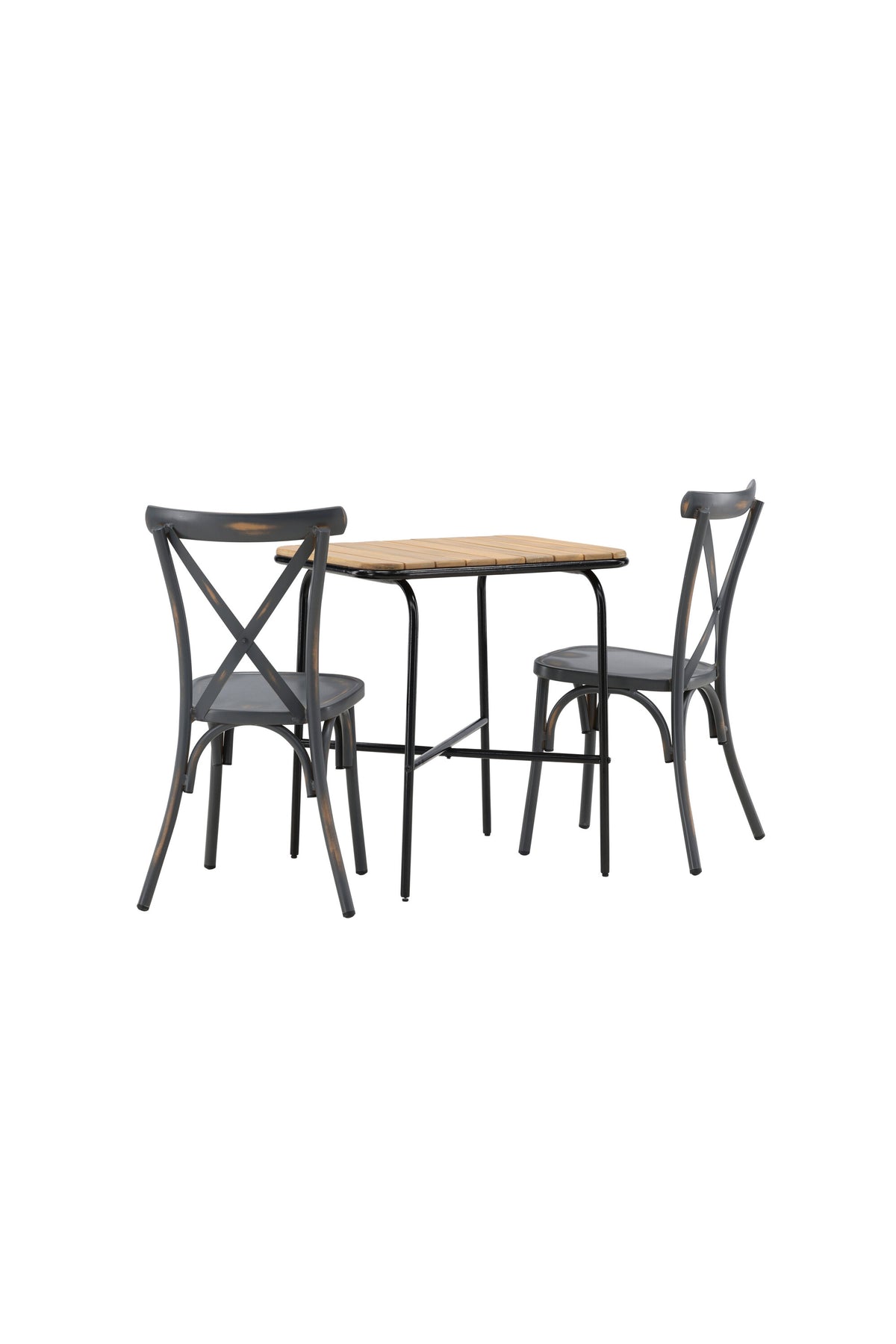 Holmbeck Rektangulär Matgrupp – Bord: 74x70x88 Stol: 48x88x48