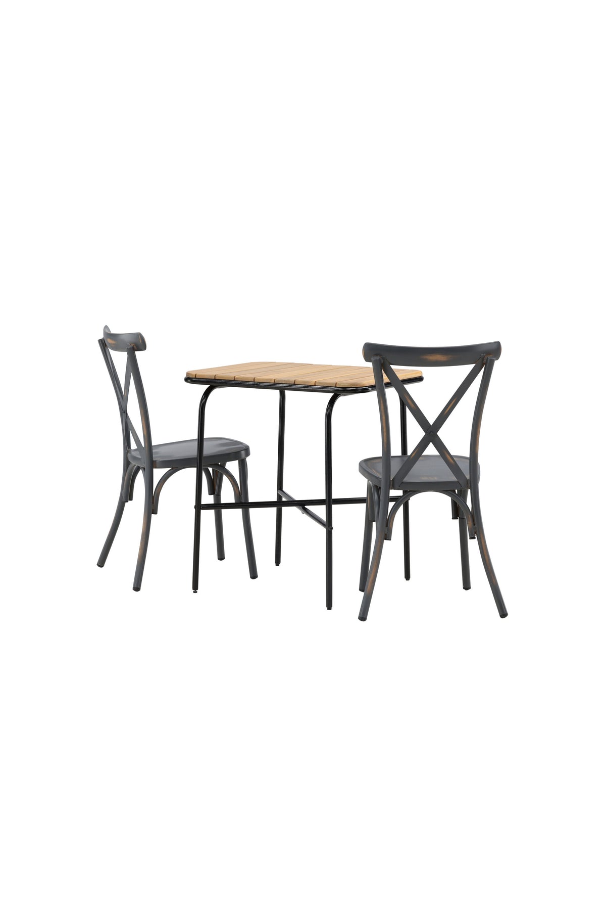 Holmbeck Rektangulär Matgrupp – Bord: 74x70x88 Stol: 48x88x48