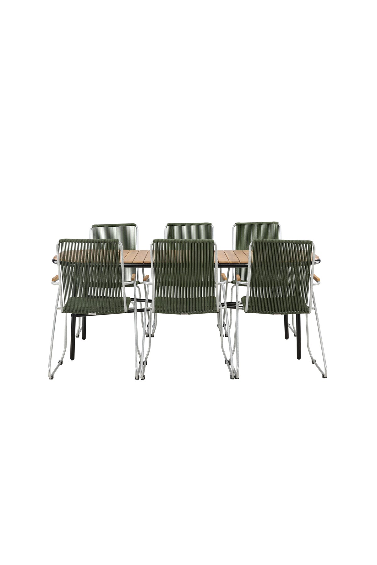 Holmbeck Matbord med Bois Stolarna – Bord: 75x200x90 Stol: 63x93x60