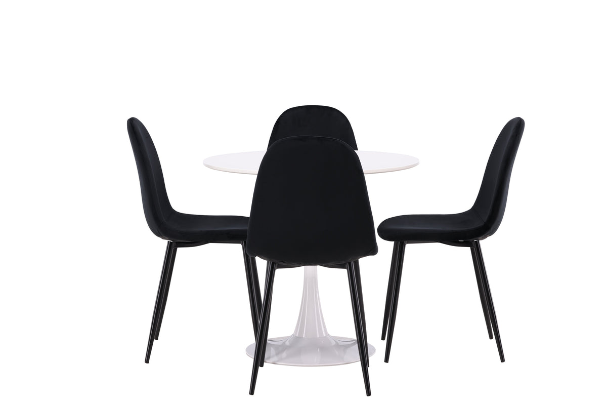 Hamden Matbord med Polar Stolarna – MDF
