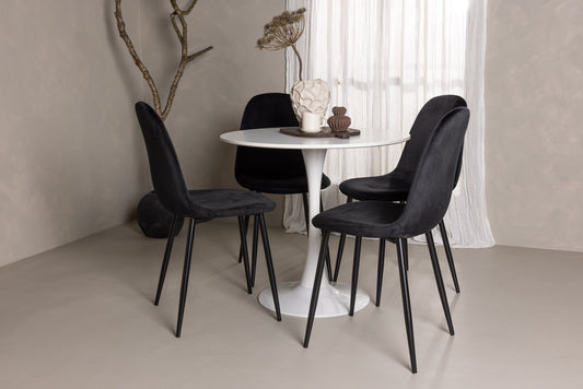 Hamden Matbord med Polar Stolarna – MDF