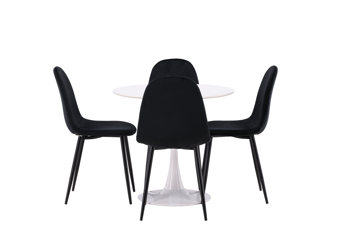 Hamden Matbord med Polar Stolarna – MDF