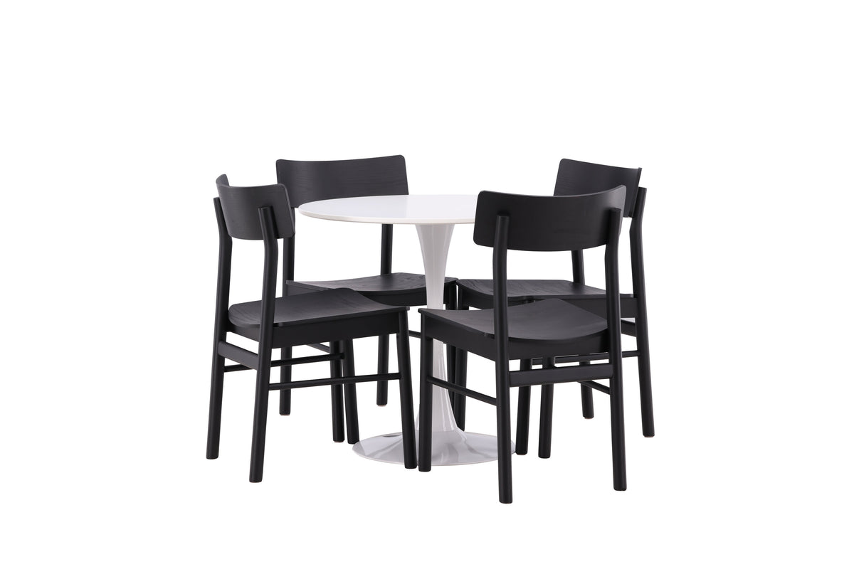 Hamden Matbord med Montros Stolarna
