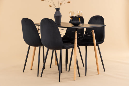Danburi Matbord med Polar Stolarna – MDF